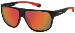 Gafas de Sol - Polaroid - PLD 7053/S - BLX (OZ) MATTE BLACK RED // RED MULTILAYER POLARIZED