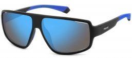 Gafas de Sol - Polaroid - PLD 7054/S - 0VK (5X) MATTE BLACK BLUE // BLUE MIRROR POLARIZED