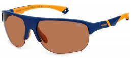 Gafas de Sol - Polaroid - PLD 7059/S - FLL (47) MATTE BLUE //  BROWN POLARIZED HIGH CONTRAST