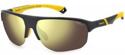 Gafas de Sol - Polaroid - PLD 7059/S - PGC (VV) MATTE BLACK YELLOW // GOLD MIRROR POLARIZED HIGHTCONTRAST