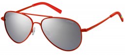 Gafas Junior - Polaroid Junior - PLD 8015/N - 39Y (JB) RED // GREY SILVER MIRROR POLARIZED