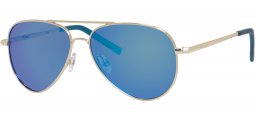 Gafas Junior - Polaroid Junior - PLD 8015/N - J5G (JY) GOLD // GREY BLUE MIRROR POLARIZED