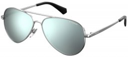 Gafas Junior - Polaroid Junior - PLD 8015/N/NEW - 010 (EX) PALLADIUM // GREY SILVER MIRROR POLARIZED