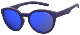 Gafas Junior - Polaroid Junior - PLD 8019/S - CIW (JY) RUBBER BLUE // GREY BLUE MIRROR POLARIZED
