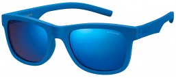 Gafas Junior - Polaroid Junior - PLD 8020/S - ZDI (JY) BLUE // GREY BLUE MIRROR POLARIZED