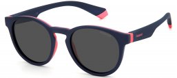 Gafas Junior - Polaroid Junior - PLD 8048/S - BR0 (M9) BLUE PINK // GREY POLARIZED