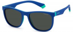 Gafas Junior - Polaroid Junior - PLD 8049/S - 465 (M9) AZURE GREEN // GREY POLARIZED
