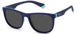 Gafas Junior - Polaroid Junior - PLD 8049/S - ZX9 (M9) BLUE AZURE // GREY POLARIZED