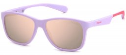 Gafas Junior - Polaroid Junior - PLD 8052/S - QCK (JQ) MATTE VIOLET PINK // ROSE GOLD MULTILAYER POLARIZED