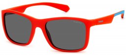 Gafas Junior - Polaroid Junior - PLD 8053/S - 4E3 (M9) RED BLUE // GREY POLARIZED