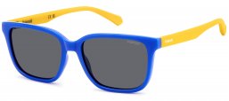 Gafas Junior - Polaroid Junior - PLD 8063/S - DCD (M9) BLUE YELLOW // GREY POLARIZED