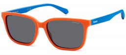 Gafas Junior - Polaroid Junior - PLD 8063/S - L7Q (M9) ORANGE // GREY POLARIZED