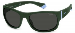 Gafas Junior - Polaroid Junior - PLD 8064/S - 1ED (M9) GREEN // GREY POLARIZED