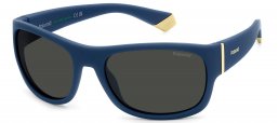 Gafas Junior - Polaroid Junior - PLD 8064/S - PJP (M9) BLUE // GREY POLARIZED