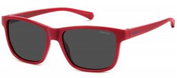 Gafas Junior - Polaroid Junior - PLD 8067/S - C9A (M9) RED // GREY POLARIZED