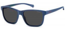 Gafas Junior - Polaroid Junior - PLD 8067/S - PJP (M9) BLUE // GREY POLARIZED