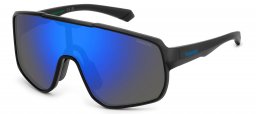 Gafas Junior - Polaroid Junior - PLD 8070/S - 003 (5X) MATTE BLACK // BLUE MIRROR POLARIZED