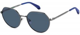 Gafas Junior - Polaroid Junior - PLD 8074/S - KJ1 (C3) DARK RUTHENIUM // BLUE POLARIZED