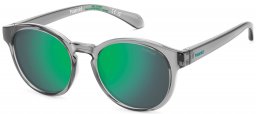 Gafas Junior - Polaroid Junior - PLD 8075/S - KB7 (5Z) GREY // GREY MIRROR GREEN POLARIZED