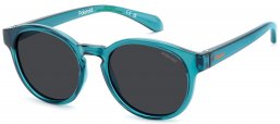 Gafas Junior - Polaroid Junior - PLD 8075/S - ZI9 (M9) TEAL // GREY POLARIZED