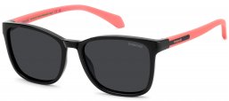 Gafas Junior - Polaroid Junior - PLD 8077/S - 807 (M9) BLACK // GREY POLARIZED
