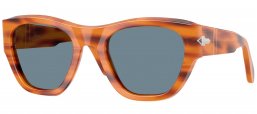 Gafas de Sol - Persol - PO0054S - 960/56 STRIPED  BROWN // LIGHT BLUE