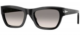 Gafas de Sol - Persol - PO0091S - 95/32 BLACK // GREY GRADIENT TRANSPARENT