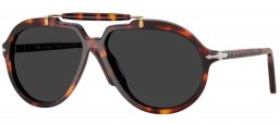 Gafas de Sol - Persol - PO0202S - 24/48 HAVANA // BLACK POLARIZED