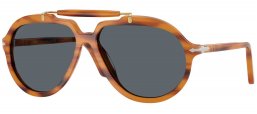 Gafas de Sol - Persol - PO0202S - 960/R5 STRIPED BROWN // BLUE
