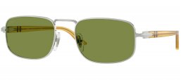 Gafas de Sol - Persol - PO1027S - 518/4E  SILVER // LIGHT GREEN