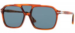 Gafas de Sol - Persol - PO3223S - 96/56 TERRA DI SIENA // LIGHT BLUE