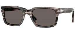 Gafas de Sol - Persol - PO3272S - 1238B1  STRIPED BLACK GREY // DARK GREY