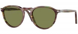 Gafas de Sol - Persol - PO3286S - 11564E STRIPED GREEN // LIGHT GREEN