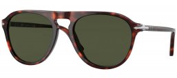 Gafas de Sol - Persol - PO3302S - 24/31 HAVANA // GREEN
