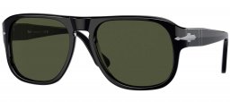 Gafas de Sol - Persol - PO3310S JEAN - 95/31 BLACK // GREEN