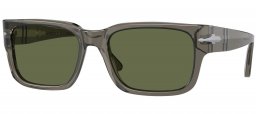 Gafas de Sol - Persol - PO3315S - 110358 TRANSPARENT TAUPE GREY // GREEN POLARIZED