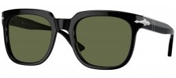 Gafas de Sol - Persol - PO3323S - 95/58 BLACK // GREEN ANTIREFLECTION POLARIZED