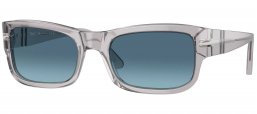 Gafas de Sol - Persol - PO3326S - 309/Q8 TRANSPARENT GREY // LIGHT BLUE GRADIENT