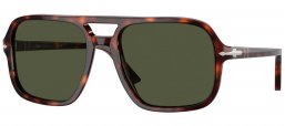 Gafas de Sol - Persol - PO3328S - 24/31 HAVANA // GREEN