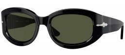 Gafas de Sol - Persol - PO3335S - 95/31 BLACK // GREEN
