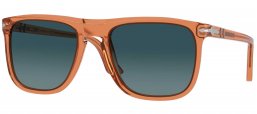 Gafas de Sol - Persol - PO3336S - 1213S3  TRANSPARENT BROWN // DARK BLUE GRADIENT POLARIZED