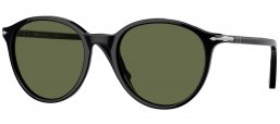 Gafas de Sol - Persol - PO3350S - 95/58 BLACK // GREEN POLARIZED