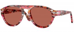 Gafas de Sol - Persol - PO3370S - 1220H2  CYCLAMEN PERSIMMON // BROWN