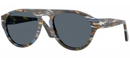Gafas de Sol - Persol - PO3370S - 1222R5  FROST GREY NAUTICAL BLUE // BLUE