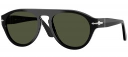 Gafas de Sol - Persol - PO3370S - 95/31 BLACK // GREEN
