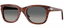 Gafas de Sol - Persol - PO3372S - 122371  STRIPED BURGUNDY // GREY GRADIENT
