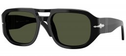 Gafas de Sol - Persol - PO3373S VINCENT - 95/31 BLACK // GREEN