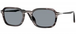 Gafas de Sol - Persol - PO3381S - 1238R5  STRIPED BLACK GREY // BLUE