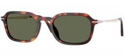 Gafas de Sol - Persol - PO3381S - 24/58 HAVANA // GREEN POLARIZED