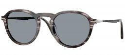 Gafas de Sol - Persol - PO3383S - 1238R5  STRIPED BLACK GREY // BLUE